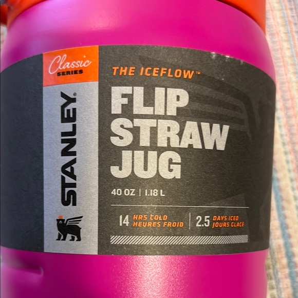 Stanley Flip Straw Jug - Pink and Orange - Picture 2 of 4